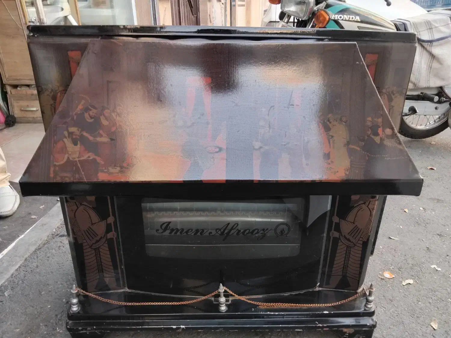 بخاری گازی طرح شومینه ایمن افروز|بخاری، هیتر، شومینه|ری, شهادت|دیوار