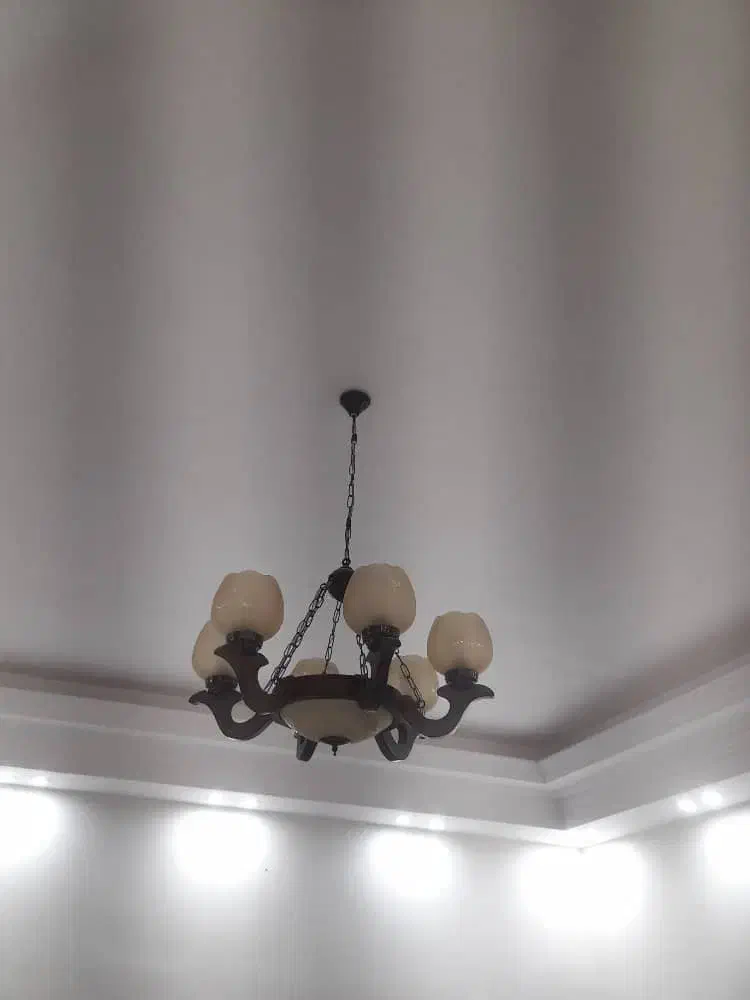 لوستر ۶شاخه ۲ عدد|لوستر و چراغ آویز|چالوس, |دیوار