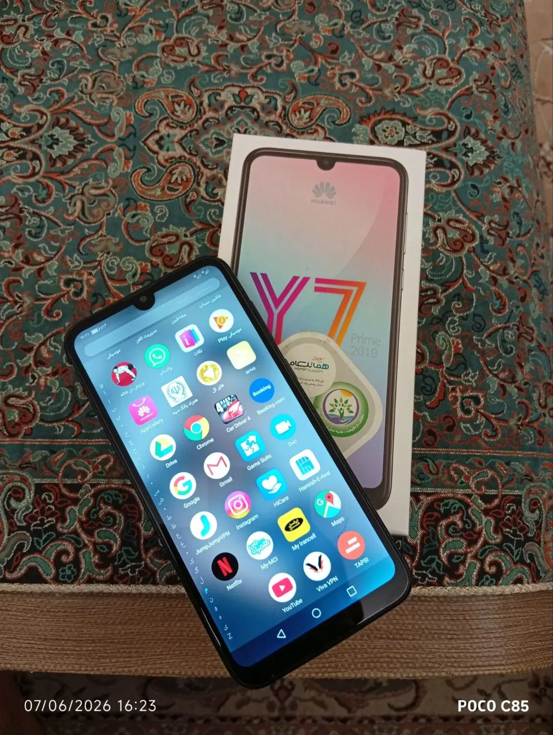 y7 prime 2019|موبایل|تبریز, |دیوار