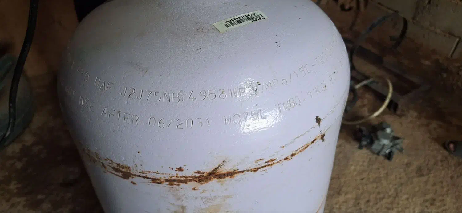 مخزن گاز ۷۵ لیتری|قطعات یدکی و لوازم جانبی|مشهد, رضاشهر|دیوار