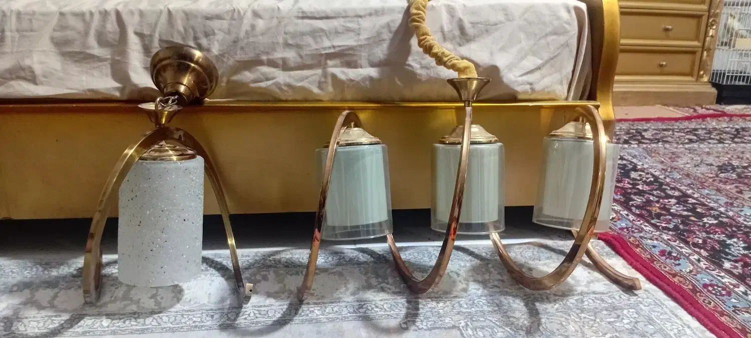 لوسترسه حبابه وتک حبابه|لوستر و چراغ آویز|هشتگرد, شهرک ریحانه|دیوار