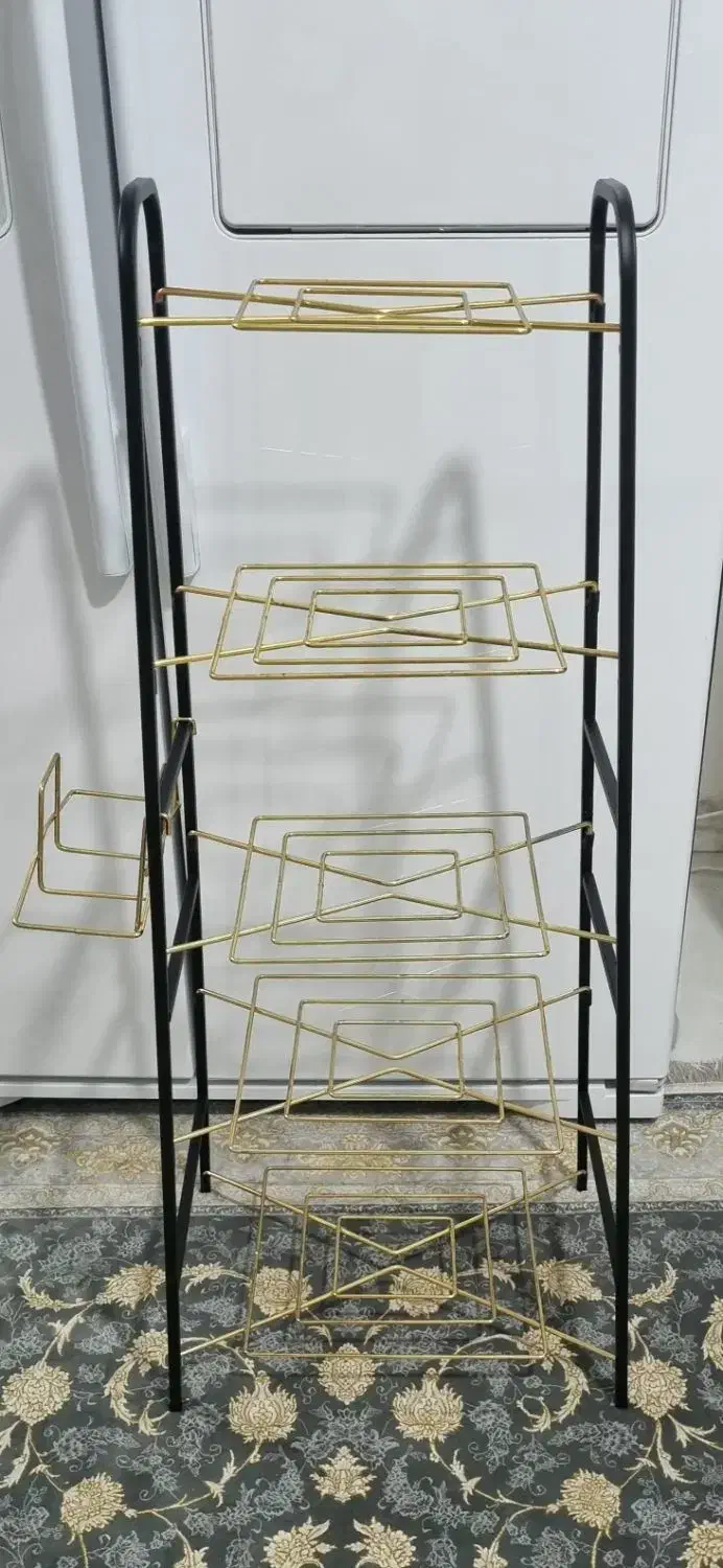 استند قابلمه ۵طبقه وجای ماهیتابه مناسب برای جهیزیه|آب‌چکان و نظم‌دهنده ظروف|تهران, شهرک بعثت|دیوار