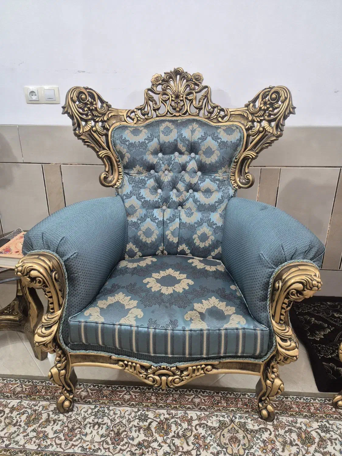 مبل سلطنتی|مبلمان خانگی و میز عسلی|مبارکه, |دیوار