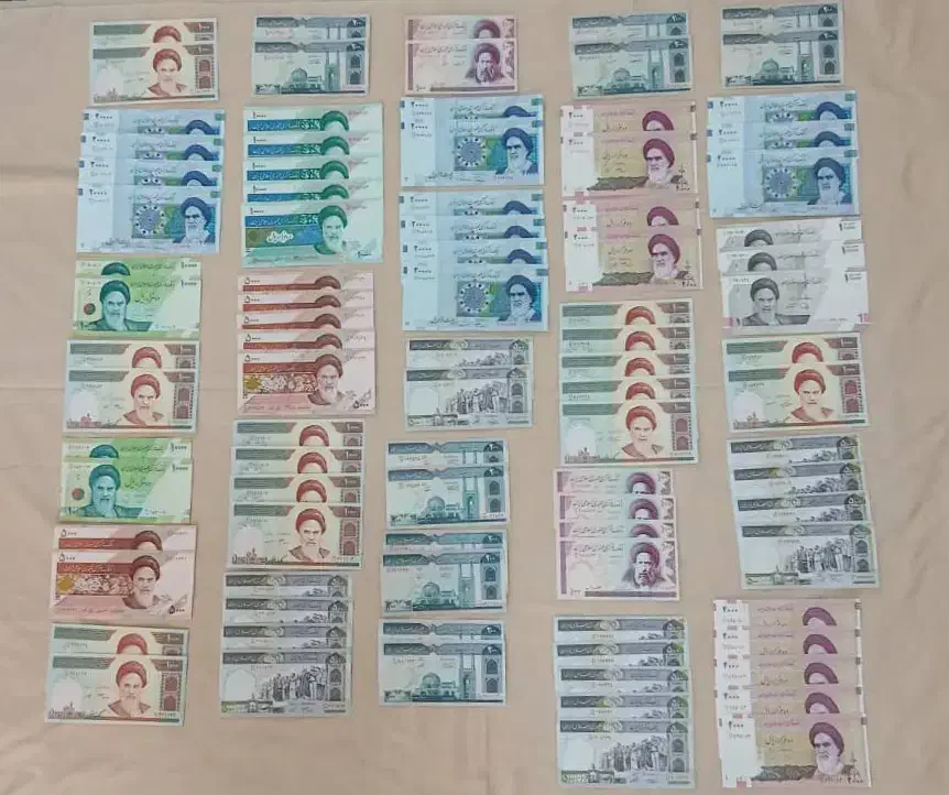 اسکناس کلکسیونی جفت و سریالی|کلکسیون سکه، تمبر، اسکناس|کرج, شهرک بنفشه|دیوار