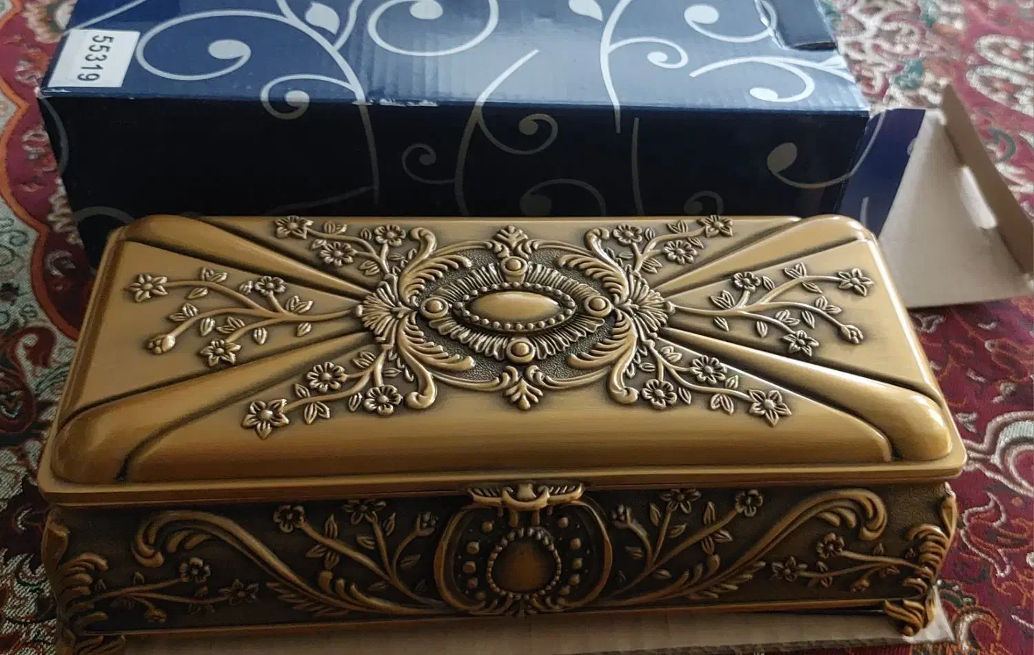 جعبه فلزی آنتیک|کلکسیون اشیاء عتیقه|تهران, شهر زیبا|دیوار