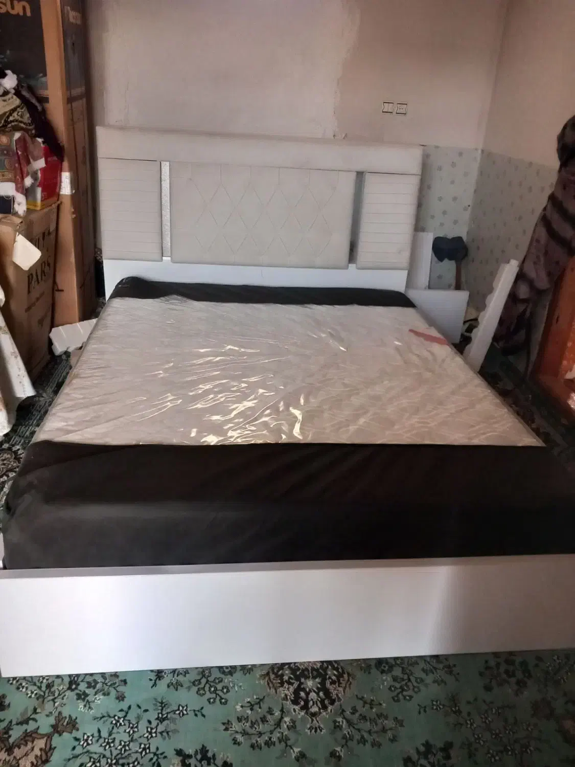 سرویس خواب دو نفره ۱۶۰ در ۲۰۰|تخت و سرویس خواب|انبارآلوم, |دیوار