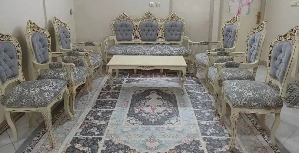 مبل استیل ۹ نفره|مبلمان خانگی و میز عسلی|تهران, ائمه اطهار|دیوار