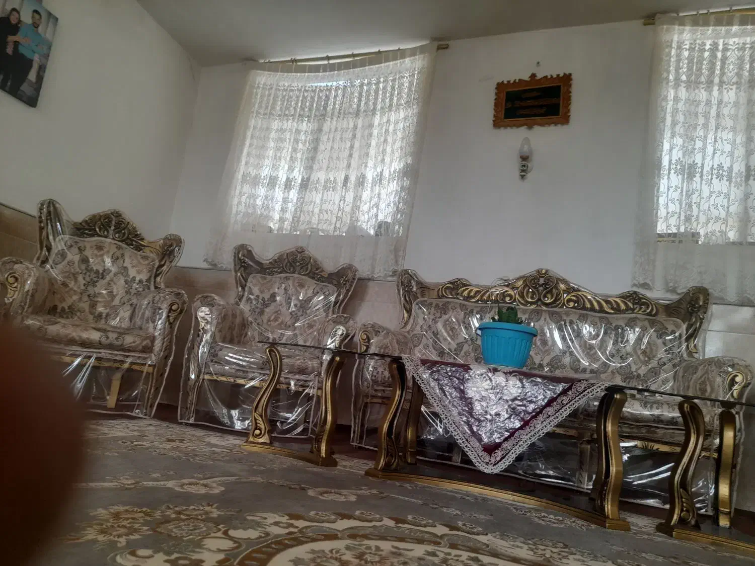 مبل سلطنتی استیل 9نفره|مبلمان خانگی و میز عسلی|قم, شاه ابراهیم|دیوار