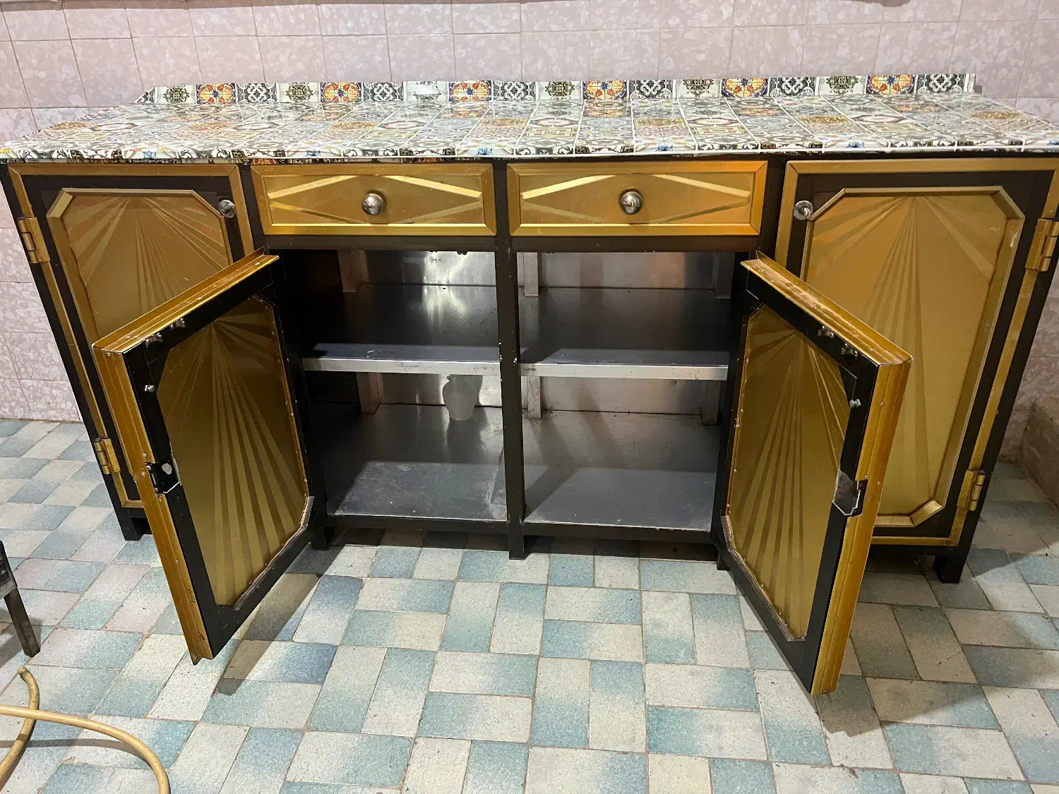 کابینت آلومینیوم|آب‌چکان و نظم‌دهنده ظروف|یاسوج, |دیوار