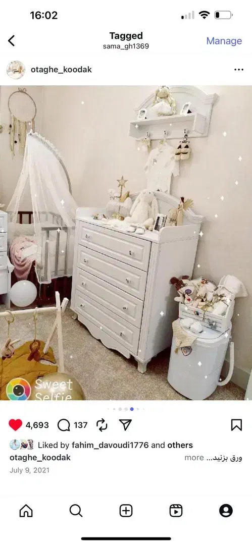 سرویس خواب و اتاق نوزاد|اسباب و اثاث بچه|سمیرم, |دیوار