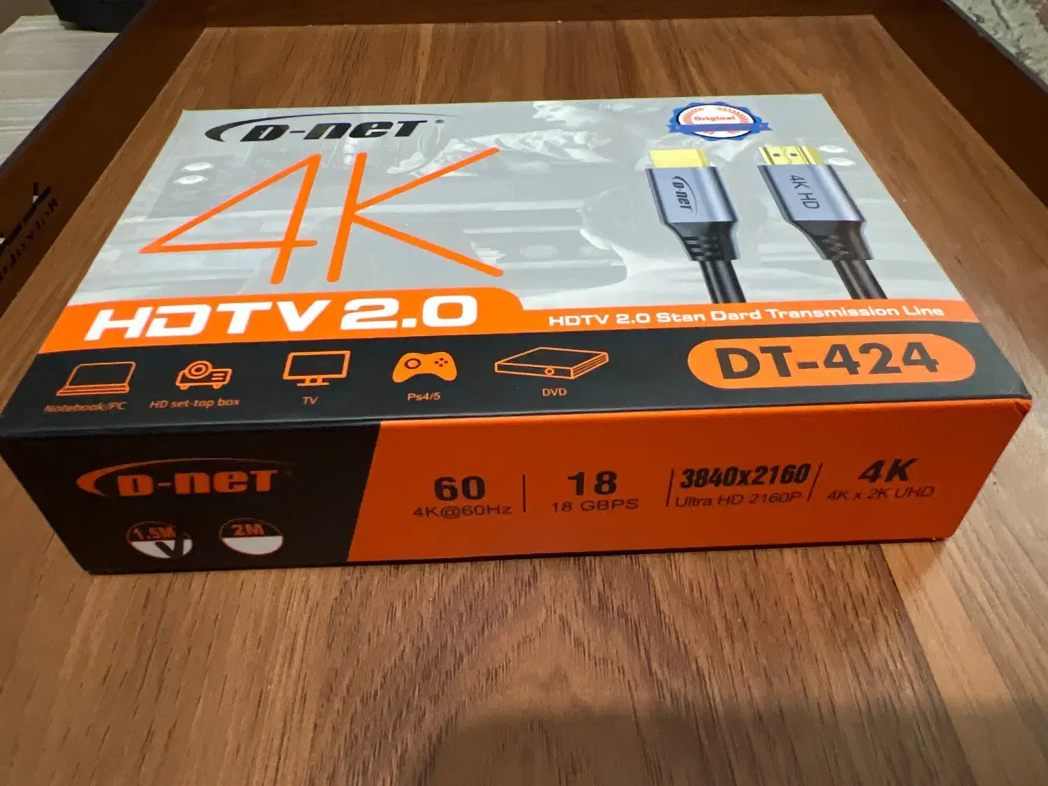 کابل HDMI دی نت-مدل DT-424 4K|قطعات و لوازم جانبی رایانه|تهران, اکباتان|دیوار