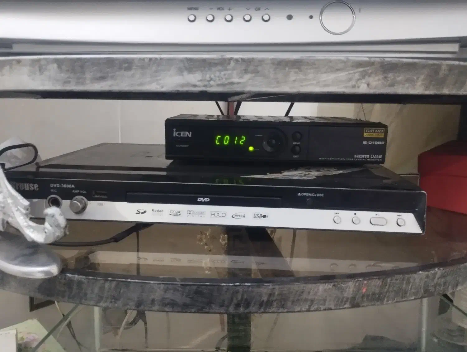 تلویزیون 21اینج به همراه دیجیتال سالم و دستگاه سی|تلویزیون و پروژکتور|مشهد, رسالت|دیوار