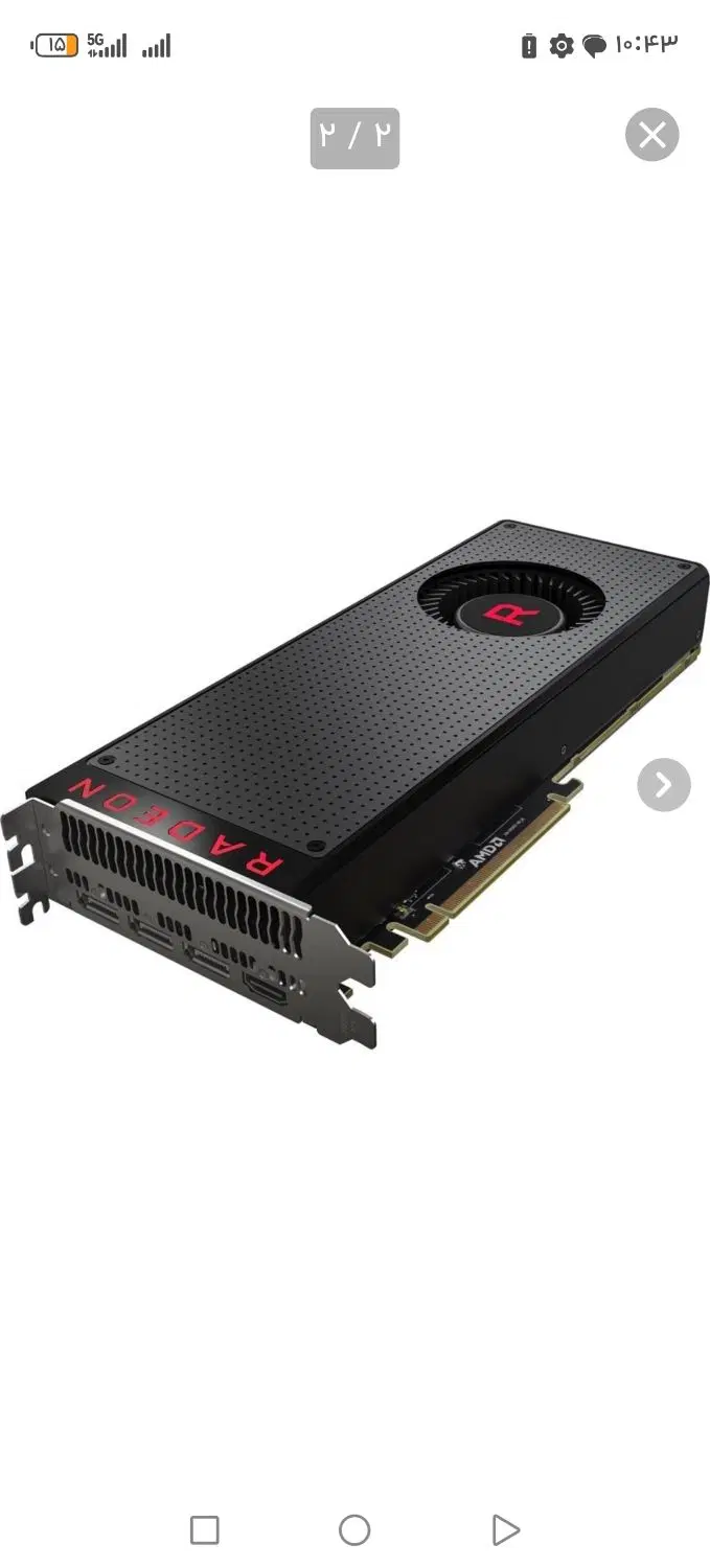کارت گرافیک AMD Vega 64|قطعات و لوازم جانبی رایانه|اصفهان, باغ نگاره|دیوار