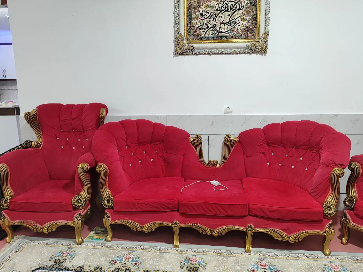 مبل ۸ نفره با کیفیت عالی|مبلمان خانگی و میز عسلی|الیگودرز, |دیوار