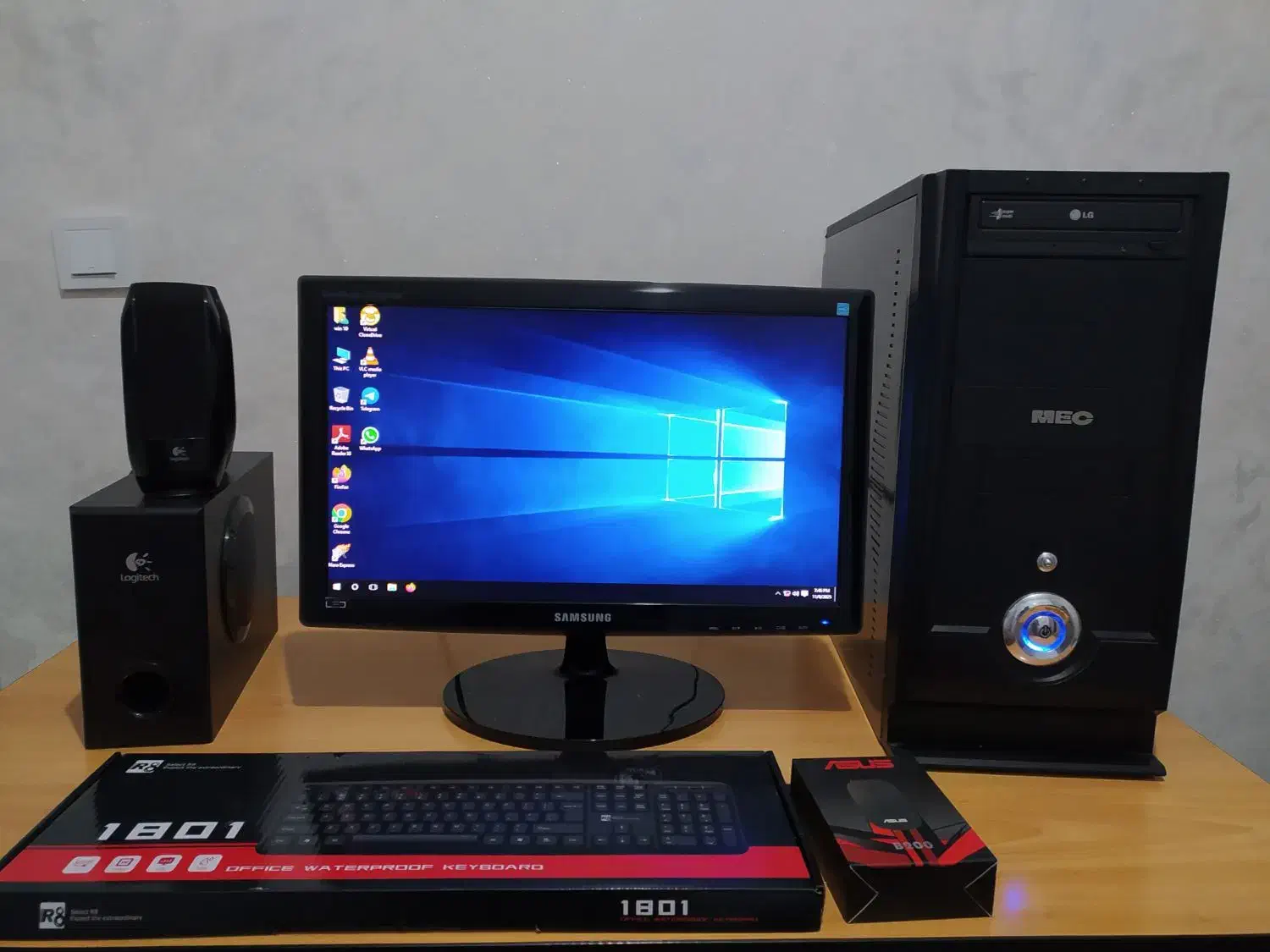 کامپیوتر پرقدرت h61 رم 8 هارد 500 مانیتور 19 LED|رایانه رومیزی|تهران, نعمتآباد|دیوار