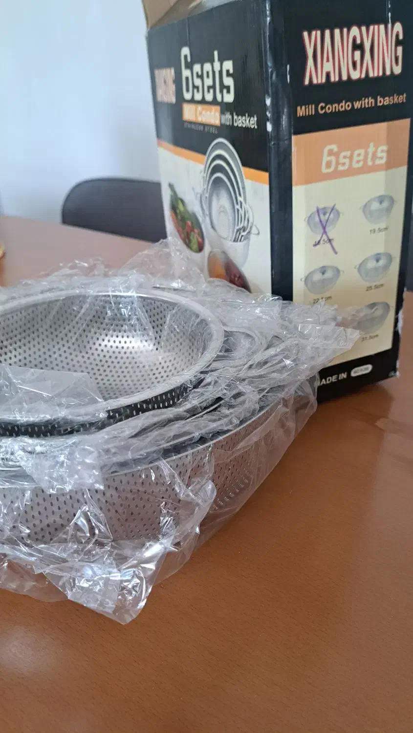 آبکش فلزی ۵ عددی|آب‌چکان و نظم‌دهنده ظروف|پردیس, فاز ۱۱|دیوار