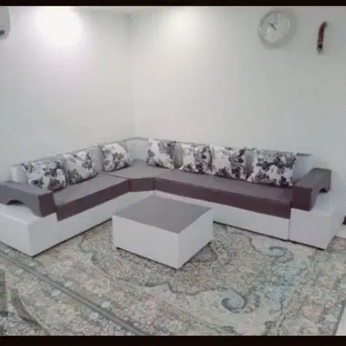 مبل هفت نفره ال دسته دوبل|مبلمان خانگی و میز عسلی|چهاردانگه (تهران), |دیوار