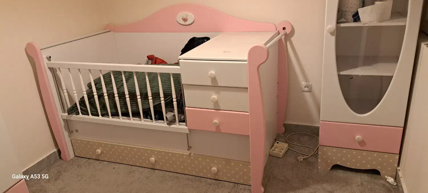 سرویس خواب کودک در حد نو|تخت و سرویس خواب|تهران, کاج|دیوار