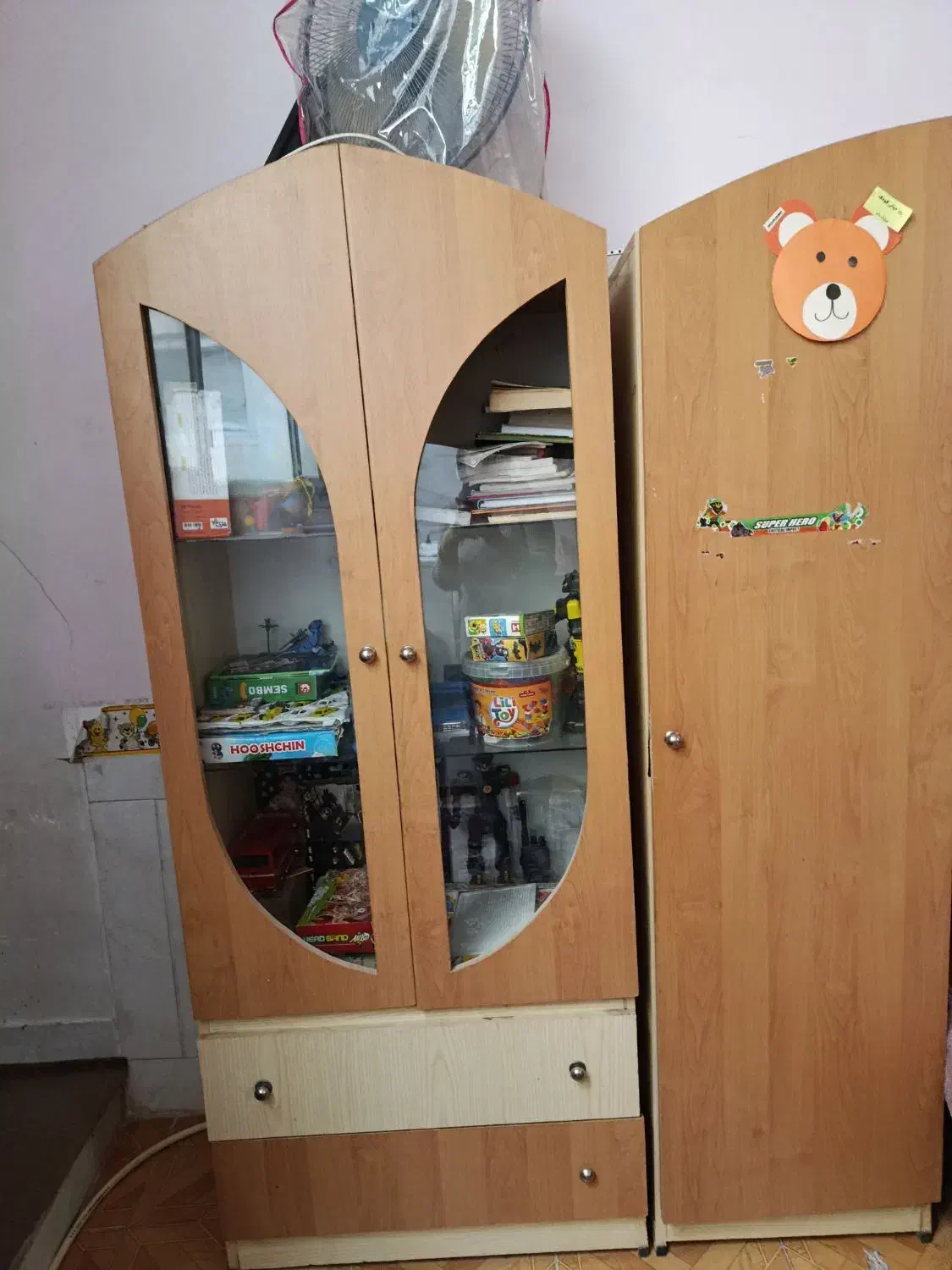 کمد کودک|جاکفشی، کمد، دراور|نیشابور, بنیاد شهید|دیوار