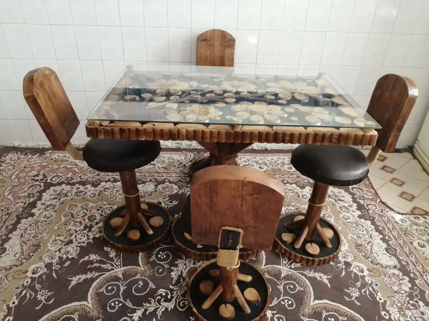 میز و صندلی غذا خوری 4 نفره|میز و صندلی غذاخوری|تربت جام, جامی|دیوار