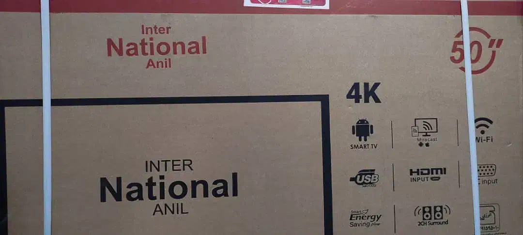 تلویزیون LEDو 50و43 اسمارت Q5040 اینتر ناسیونال|تلویزیون و پروژکتور|شیراز, گلکوب|دیوار