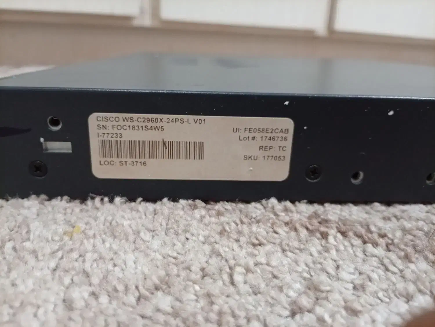 سوییچ سیسکو مدل c2960x-24ps-L|مودم و تجهیزات شبکه|بندر کنگان, |دیوار