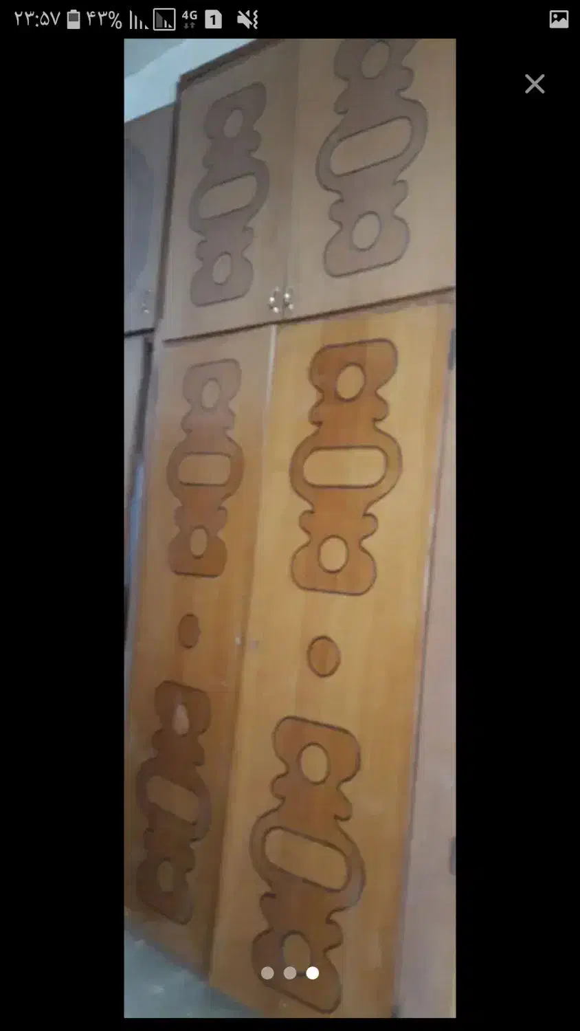 فروش کمد طرح ام دی افی وچوبی ساج|جاکفشی، کمد، دراور|امیدیه, |دیوار