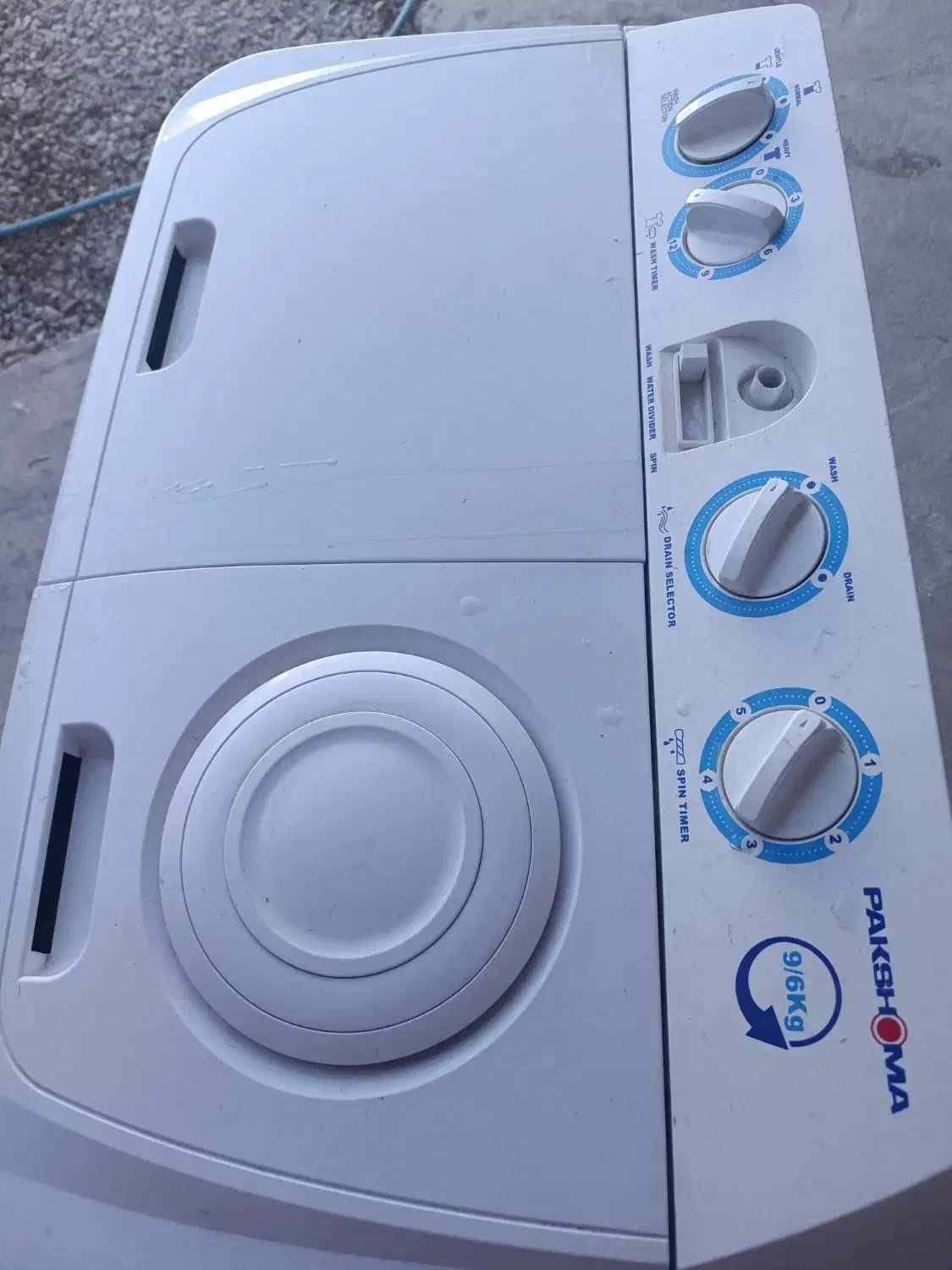 فروش یک عدد ماشین لباسشویی دوقلو مارک پاکشوما 9/5|ماشین لباسشویی و خشککن لباس|لوداب, |دیوار