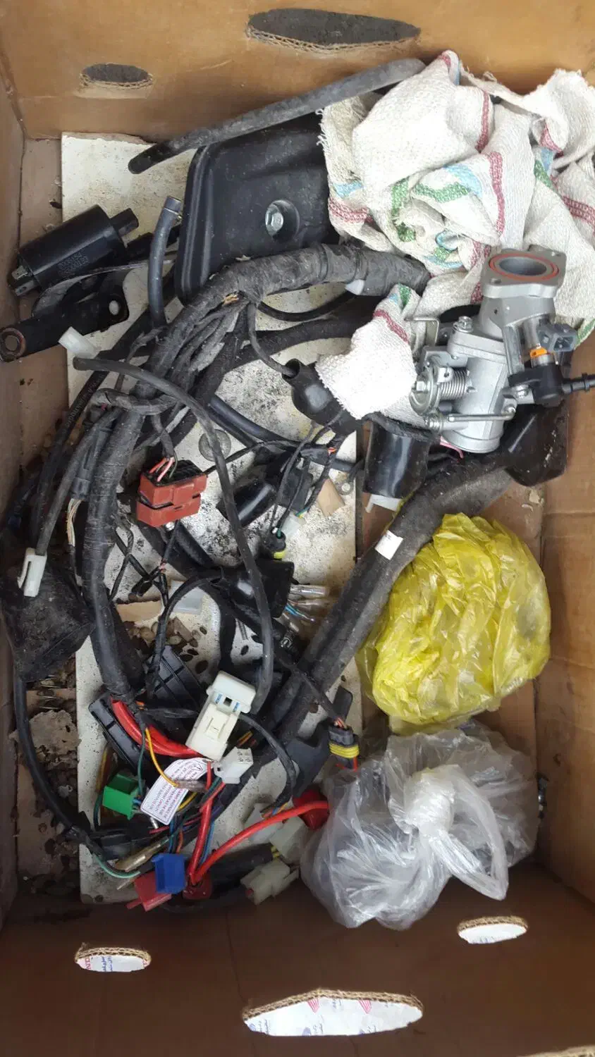 وسایل  موتور انژوکتور هوندا وموبین|قطعات یدکی و لوازم جانبی|گمیشان, |دیوار