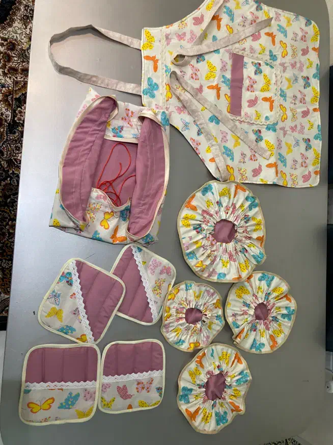 دوخت سرویس آشپزخانه|سفره، حوله، دستمال آشپزخانه|فولادشهر, بوستان خلیج فارس|دیوار