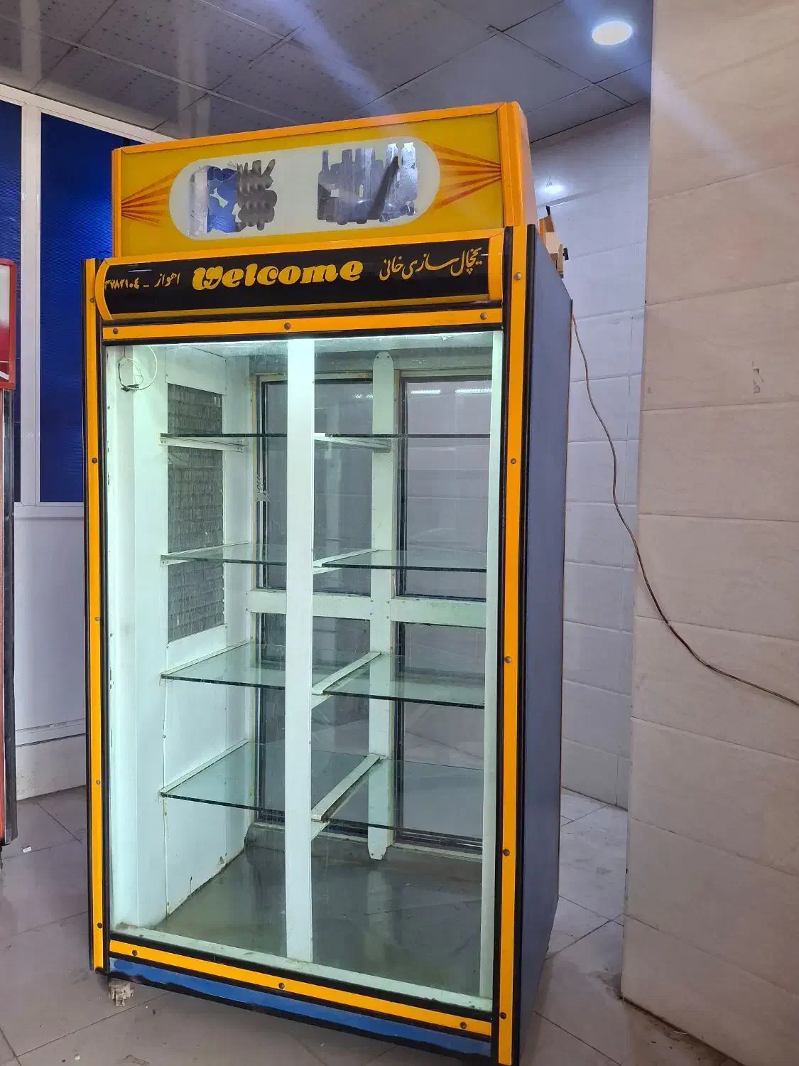 یخچال ویترینی ۴درب|فروشگاه و مغازه|کارون, |دیوار