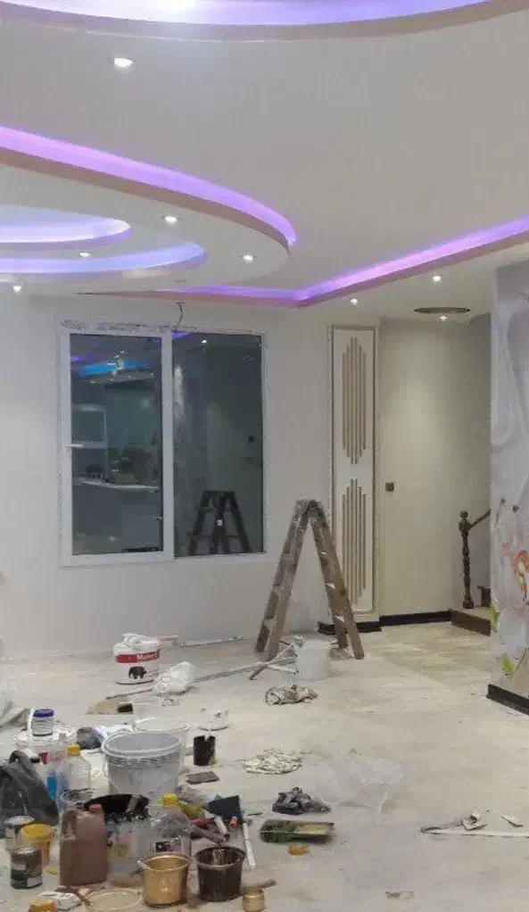 نقاشی ساختمان رنگ آمیزی درب و پنجره و کار چوب|خدمات پیشه و مهارت|اصفهان, خانه اصفهان|دیوار
