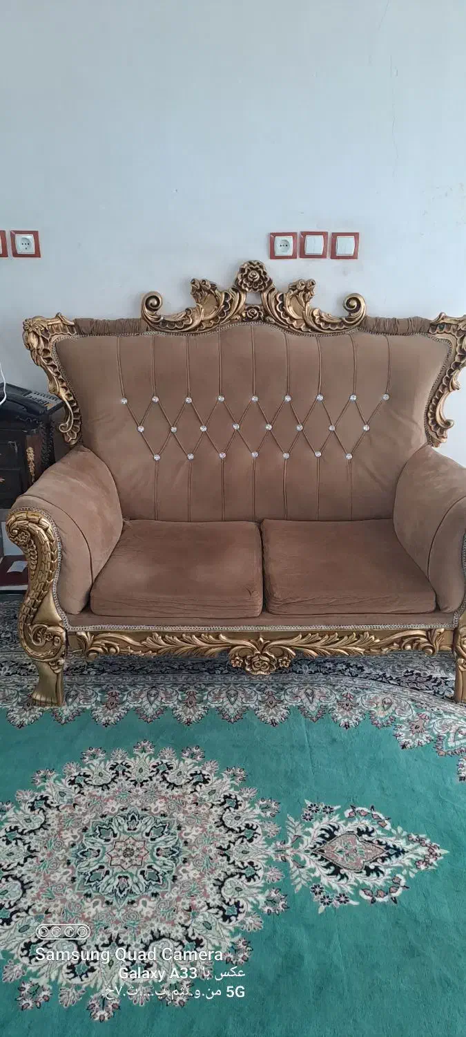 مبل راحتی سلطنتی|مبلمان خانگی و میز عسلی|اسفراین, |دیوار