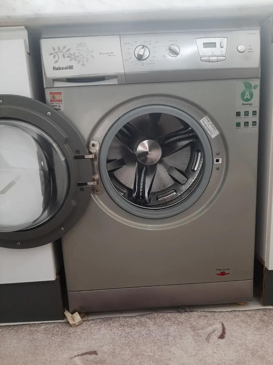 لباسشویی آبسال|ماشین لباسشویی و خشک‌کن لباس|آبیک, |دیوار