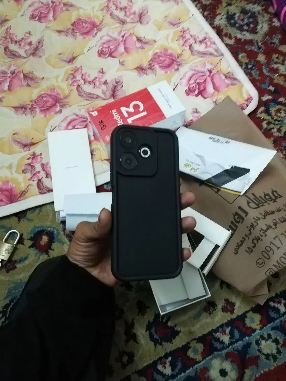 گوشی ردمی۱۳ ۲۵۶گیگ معاوضه با ایفونx|موبایل|شیراز, کوزه گری|دیوار