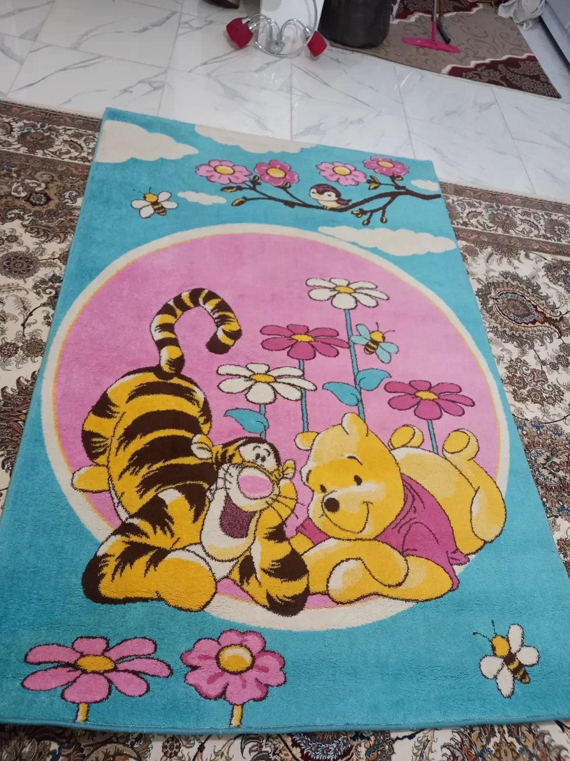 فرش اتاق بچه در حد نو|فرش|کرمانشاه, |دیوار