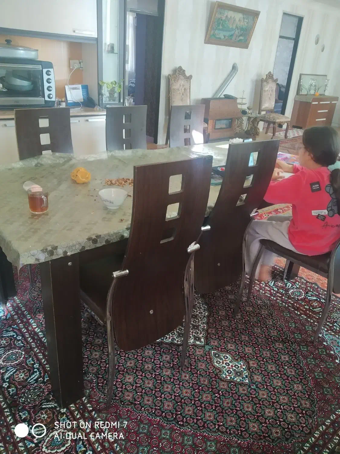 نهار خوری شش نفره|میز و صندلی غذاخوری|مشگین شهر, |دیوار