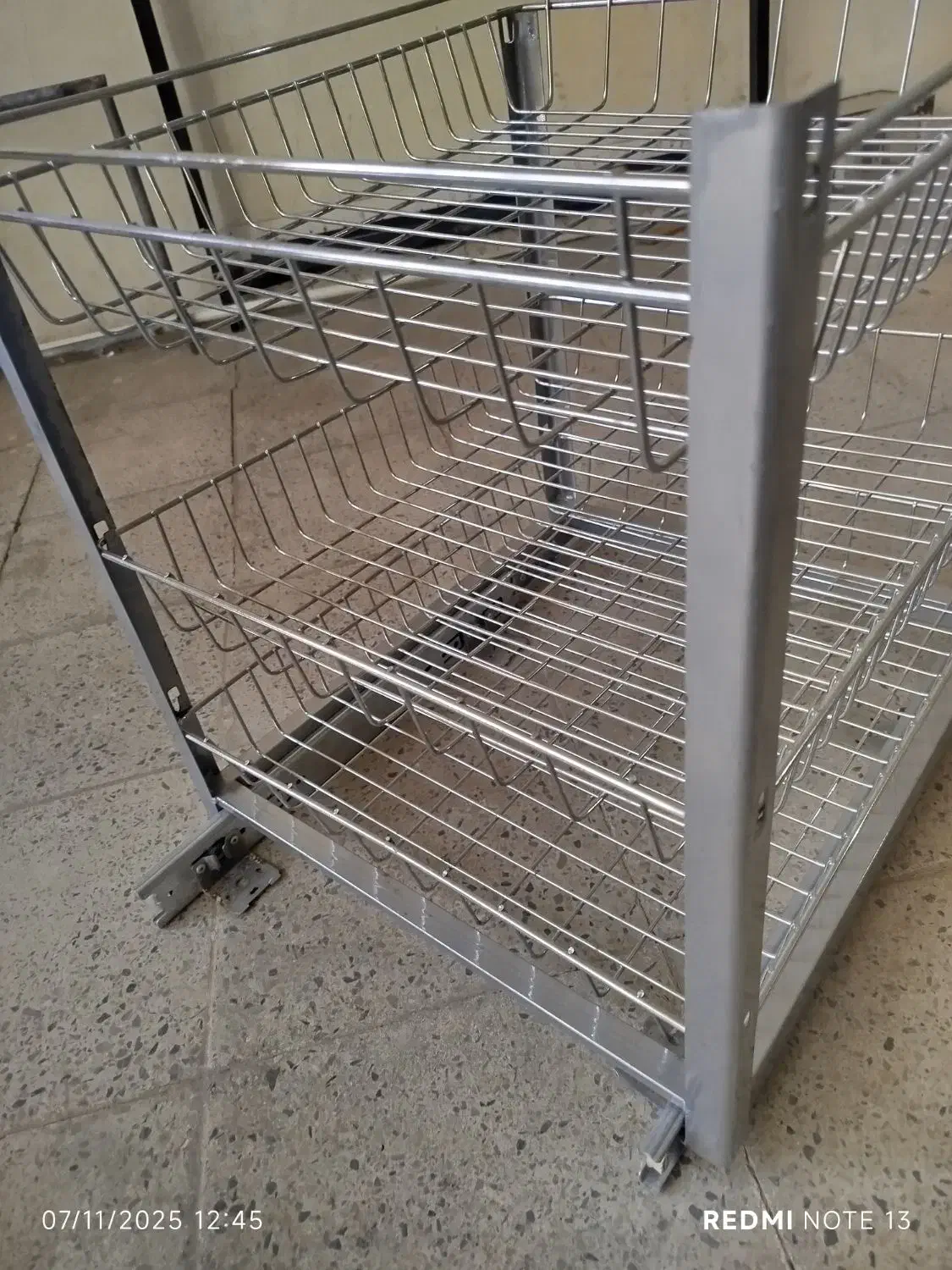 قفسه ریلی استیل|آبچکان و نظمدهنده ظروف|کرمانشاه, |دیوار