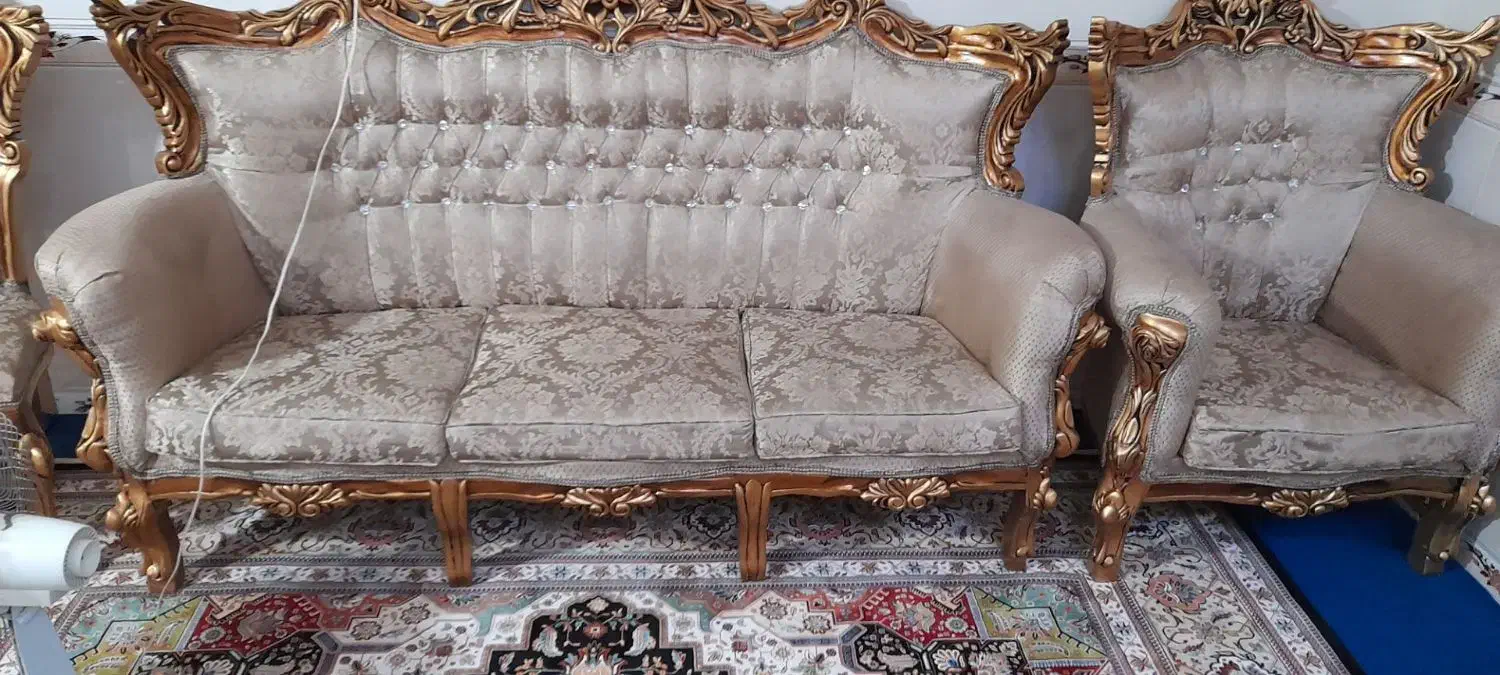 مبل سلطنتی|مبلمان خانگی و میز عسلی|سنقر, |دیوار