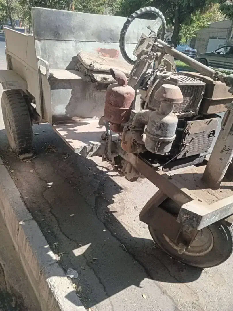 دامپر سه چرخه درحال کار کرد|خودرو سنگین|اسکو, |دیوار