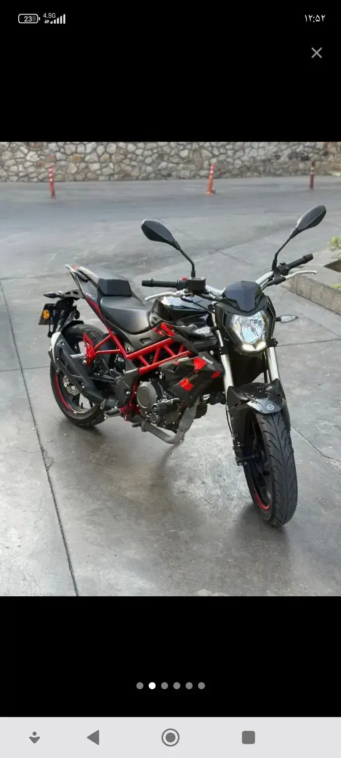 بنلی ۲۵۰درحد صفر فروش فوری|موتورسیکلت|کاشان, درب یلان|دیوار