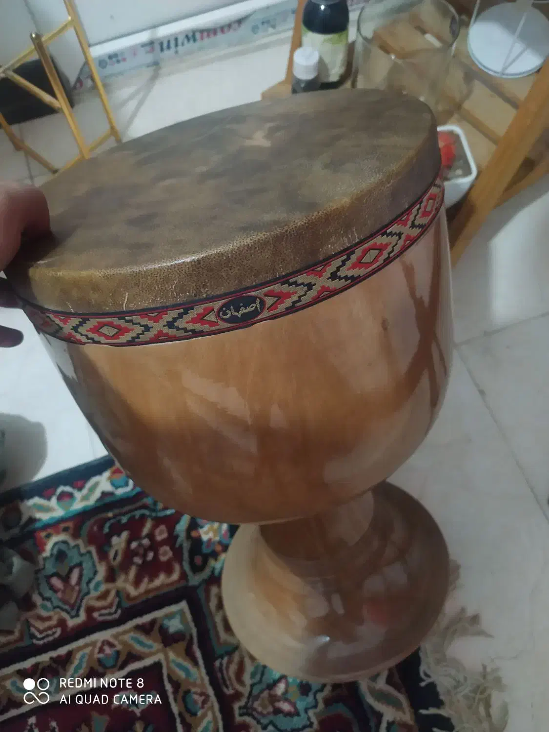 تنبک سه مهر شیرانی|سازهای سنتی|اراک, |دیوار
