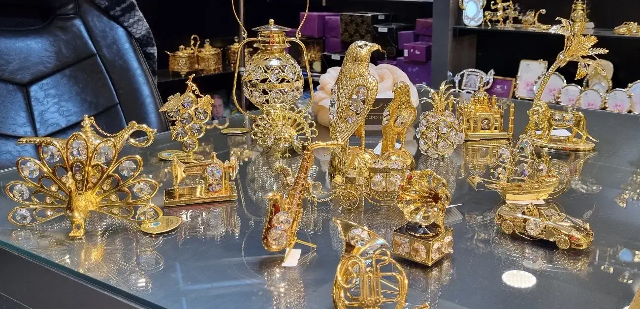 کریستال آوات آبطلا۲۴عیار بِرَند امارات وارداتی|ظروف سرو و پذیرایی|مشهد, سلام|دیوار