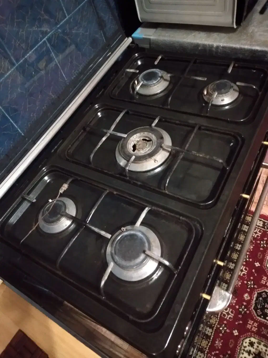 اجاق گاز۵شعله طرح فر وپلوپز دو شعله|اجاق گاز و لوازم برقی پخت‌وپز|تبریز, |دیوار