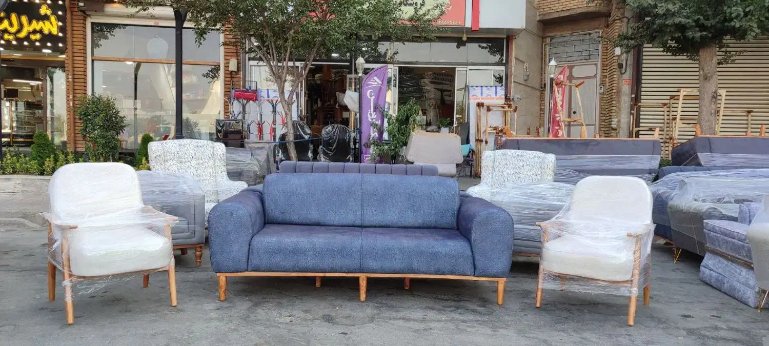 مبل مینی مال 8 نفره|مبلمان خانگی و میز عسلی|بروجن, |دیوار