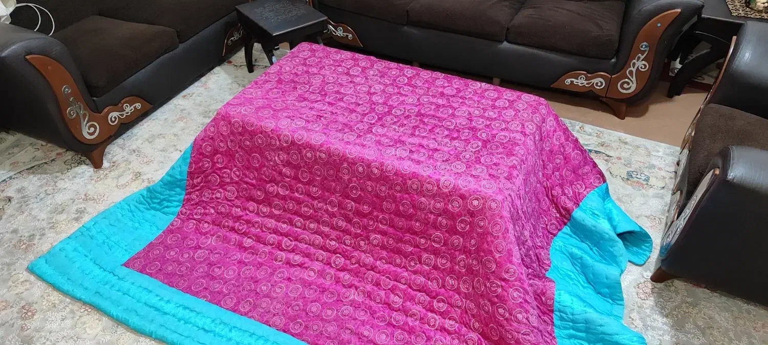 سه عدد لحاف کرسی ابعاد 175×215 پنبه|رختخواب، بالش، پتو|بروجن, |دیوار
