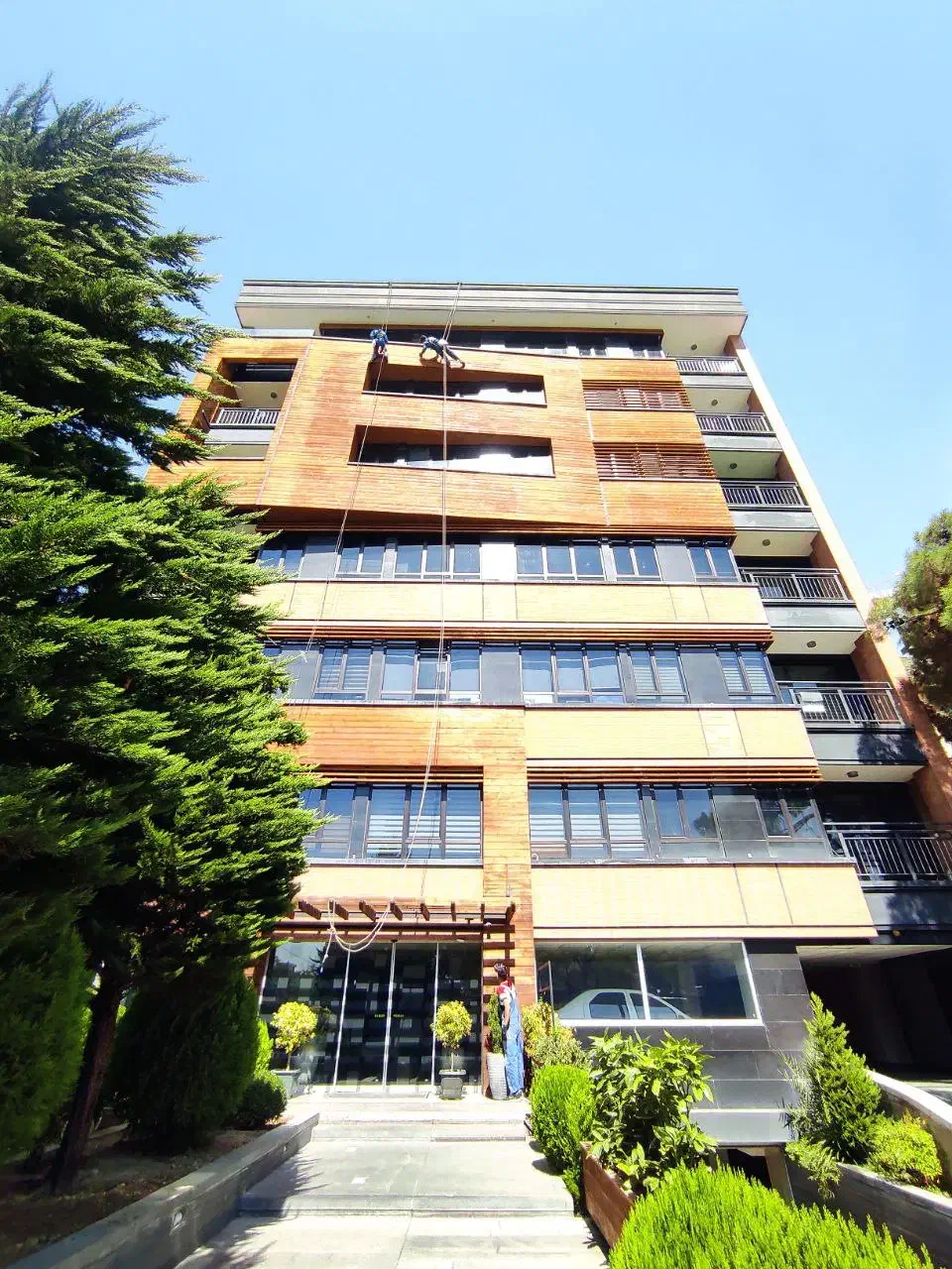 پیچ و رول پلاک سنگ نما راپل ارتفاع نماشویی|خدمات پیشه و مهارت|تهران, تهرانپارس غربی|دیوار