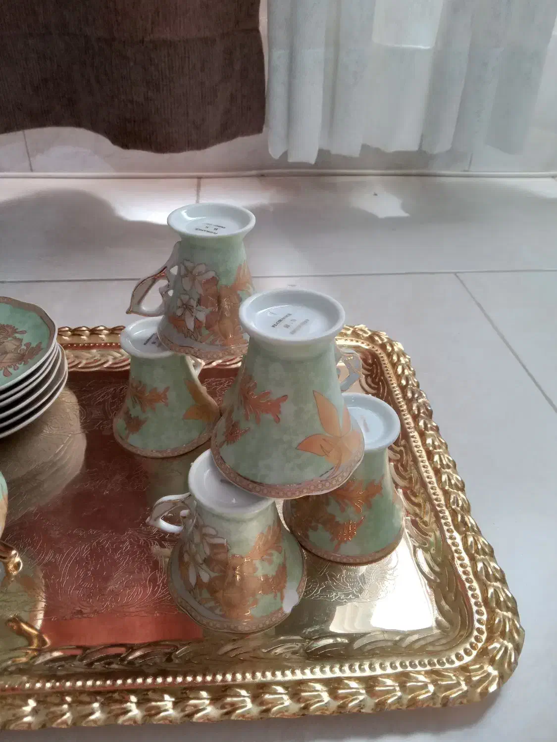 فنجان ونعلبکی ایتالیایی|ظروف سرو و پذیرایی|تهران, هاشم‌آباد|دیوار