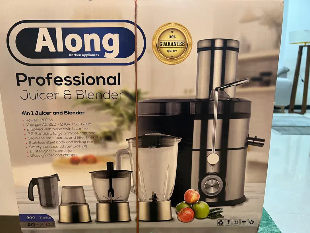 آبمیوه گیری چهار کاره Along مدل AG 2040|آبمیوه‌گیر و آب‌مرکبات‌گیر|تهران, مرزداران|دیوار