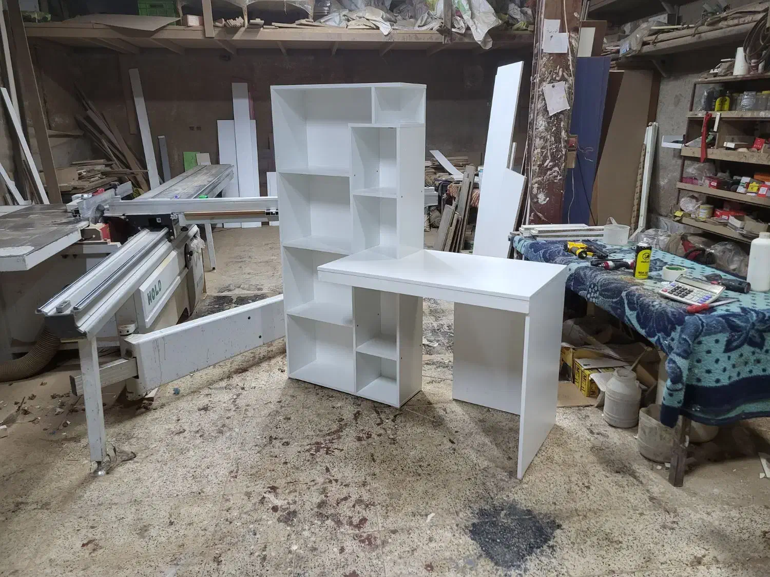 میز تحریر وکتابخانه سرهم(آک )|میز تحریر و کامپیوتر|مشهد, خواجه ربیع|دیوار